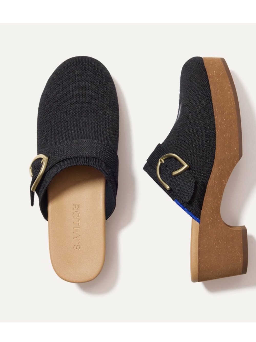 Rothy's The Classic Clogs in Black New!